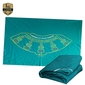 Mini Flush Casino Layout ANTE/BET Blackjack Mesa <span class=keywords><strong>de</strong></span> póquer <span class=keywords><strong>Fieltro</strong></span> con logotipo personalizado para mesas <span class=keywords><strong>de</strong></span> juego Mahjong - Product Image 1