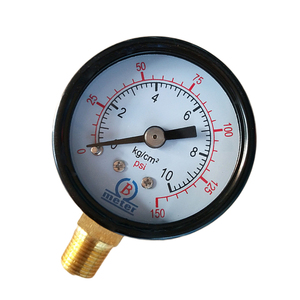 Manómetro de Presión Marca B Y40 Y50 Y60 Y75 Y100 Tipo Vertical para Compresor de Aire, Agua, Aceite y Uso Hidráulico - Product Image 3