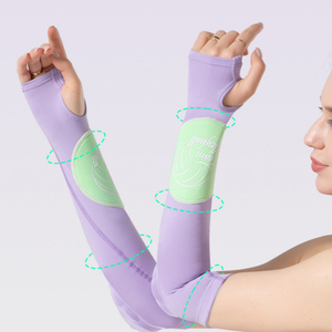 Manchons <span class=keywords><strong>de</strong></span> <span class=keywords><strong>compression</strong></span> sportifs pour le volleyball avec protection des coudes et trou pour le pouce - Product Image 4