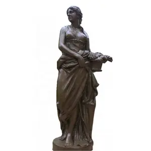 Statue de dame grecque en laiton, Statue de dieu célèbre, en Bronze, pour les quatre saisons, collection