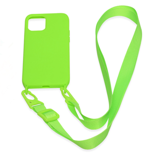 Funda de teléfono con correa de hombro para <span class=keywords><strong>chicas</strong></span>, collar de colores llamativos, correa ajustable, accesorios de TPU para móvil, funda para Iphone - Product Image 3