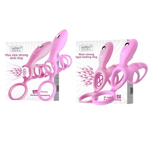 Anneau vibrant pour stimulation du point G/stimulation quadruple, jouet sexuel masculin, anneau pénien, vente en gros, livraison directe, adulte - Product Image 1