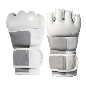 ถุงมือชกมวยคุณภาพสูง สำหรับฝึกซ้อมมืออาชีพ MMA มวยไทย ซ้อมต่อย ถุงมือหนัง PU คุณภาพพรีเมียม - Product Image 5