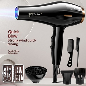 Nuevo Secador de Pelo de Alta Potencia de 1200W con Luz Azul y 3 Velocidades, Aire Frío/Caliente para Uso Doméstico, Peluquerías y Hoteles - Product Image 1