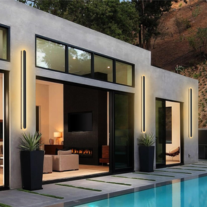 Simple Large Door Wall <strong>Lamp</strong> for Outdoor Villa IP65 Waterproof Grade Warm LED Light Source with Acrylic Diffuser - Product Image 6