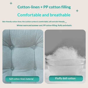 Nordic Home Furniture Factory Direct Wood Balcony Reclining Fabric Recliner Leisure Hotel Living Room Rocking Lounge Chair - Product Image 4