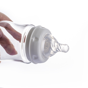 Biberón de cristal ecológico para bebé, grado alimenticio, manos libres, fabricantes de alimentación, 100% - Product Image 6