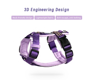 Hunter <span class=keywords><strong>Top</strong></span> Neoprene lembut empuk nyaman <span class=keywords><strong>Harness</strong></span> anjing 2025 produsen kustom cakar olahraga mewah Y Boho rompi <span class=keywords><strong>Harness</strong></span> hewan peliharaan untuk anjing - Product Image 3