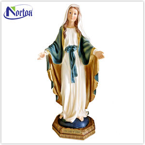Norton Factory Made Atacado Preço mais barato Resina Religiosa Igreja Ornamento Jesus e Virgem Maria Fibra De Vidro Estátuas Escultura - Product Image 4