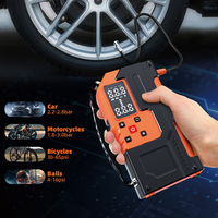 New Arrival Tire Inflator Portable Air Compressor with Jump Starter Multi-purpose 12V Digital Tire Inflator for Car Bike Ball