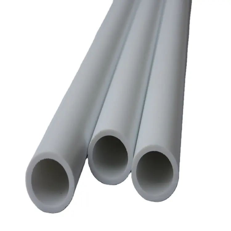 Tubo de PVC duro de alta calidad, diámetro externo 14mm ID 11mm, tubo de plástico blanco