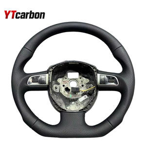 <span class=keywords><strong>Volante</strong></span> de coche YTcarbon apto para A3 <span class=keywords><strong>A4</strong></span> A5 B8 A6 Q5 Q7 S5 S4 <span class=keywords><strong>2005</strong></span> a 2011 <span class=keywords><strong>volante</strong></span> de fibra de carbono Real - Product Image 2
