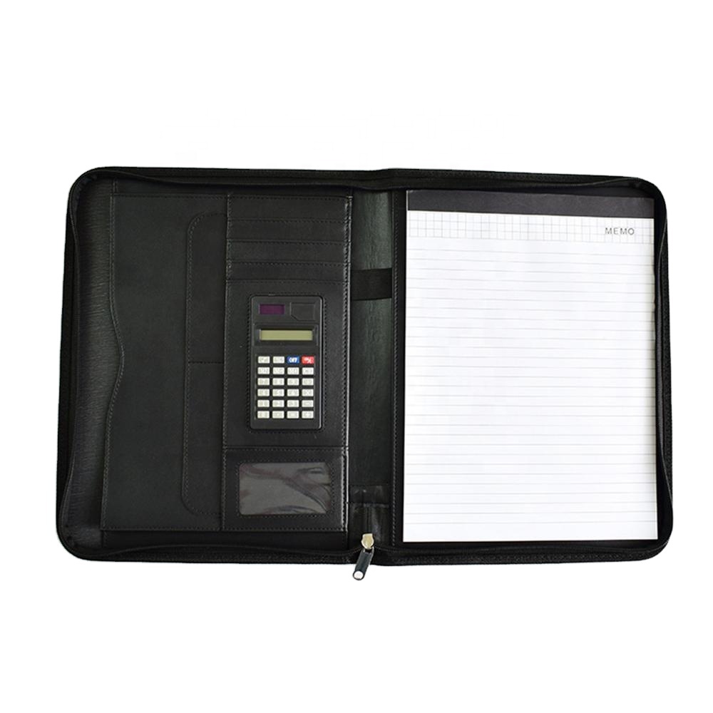 Профессиональные Офисные принадлежности, прочная сумка-портфель из искусственной кожи на молнии