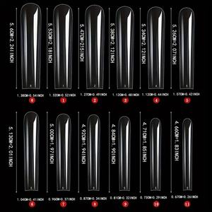 Uñas Acrílicas de Lujo, 10 Piezas, Cobertura Completa, Diseño Cuadrado con Diamantes, Opción de Logotipo Personalizado, Uso en Dedos - Product Image 6