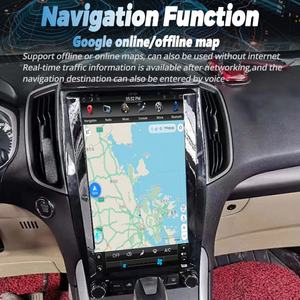 13.6inch Android Tesla Style Screen GPS Navigation Carplay Autoradio for Ford Edge 2015-2019 Stereo Car Multimedia Video <b>Player</b> - Product Image 4