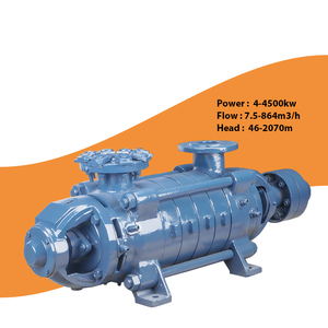 Pompe centrifuge horizontale multi-étages pour alimentation de chaudière industrielle D, pompe multi-étages D - Product Image 1