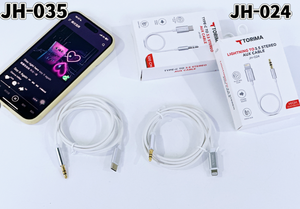 Nouveau câble audio portable pour téléphone, Lightning vers AUX, Type C vers AUX, câble lumineux très vendu - Product Image 3