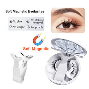 5D kabarık küme yumuşak manyetik yanlış kirpik seti 10 Pairs dramatik hacim etkisi parti düğün için güçlü tutun - Product Image 1