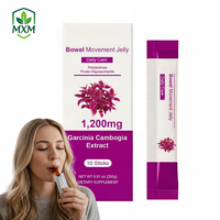 Bâtonnets de gelée OEM pour le transit intestinal, extrait de Garcinia Cambogia 1200mg, saveur raisin, complément pour femmes, digestion, produits de perte de poids