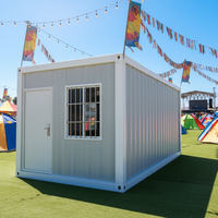 Fabricant de conteneurs modulaires préfabriqués de 40 pieds pour bureaux, fourniture de maisons conteneurs multifonctionnelles à installation simple et détachable