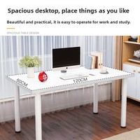 Bureau d'ordinateur en PVC au design minimaliste moderne avec tapis antidérapant pour chambre, bureau et salle d'étude