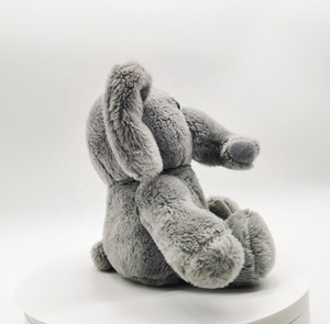Adorabile Elefante Grigio Peluche Morbido, Giocattolo Imbottito per Bambini - Product Image 2