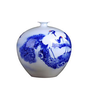 JINGDEZHEN Home Decors Céramique Vases personnalisés peints <span class=keywords><strong>à</strong></span> la main chinois classique bleu et blanc <span class=keywords><strong>porcelaine</strong></span> F - Product Image 2