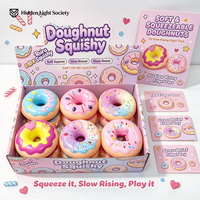 Jouet Squishy en PU en forme de Biscuit à Rebond Lent, Jouets Sensoriels Anti-Stress, Boîte Mystère, Jouets Promotionnels en Gros