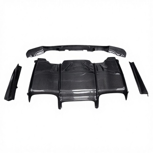 สปอยเลอร์คาร์บอนไฟเบอร์แบบ PSM สำหรับกันชนหลัง รุ่น F30 M3/M4 รุ่นใหม่ อัพเกรด - Product Image 1