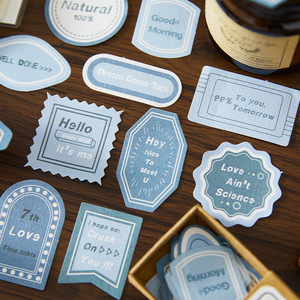 45 Hojas por Caja, Papel Serie Retro Trend, Manual en Inglés, Decoración Navideña, Pegatinas DIY Autoadhesivas Troqueladas - Product Image 2