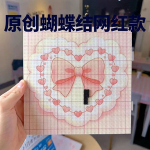 Tablero de pintura de diamantes de plástico hecho a mano, 14x14 cm, para herramientas de manualidades del día de San Valentín - Product Image 5
