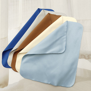 Chiffonnette de nettoyage pour <span class=keywords><strong>lunettes</strong></span> en microfibre suédée personnalisée, emballée individuellement, chiffonnette douce pour essuyer les verres - Product Image 5