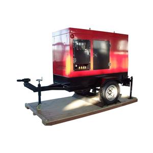 เครื่องกำเนิดไฟฟ้าแบบเงียบ 55KW/69KVA ติดตั้งบนรถพ่วงเคลื่อนที่ได้ เสียงเบา - Product Image 1