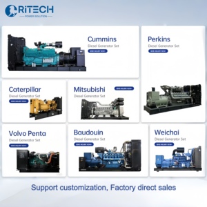 Générateur industriel Ritech 150 Kva 250kva 300kva 400kva 500kva, prix du groupe électrogène silencieux triphasé RT-CAS150, générateur RT- - Product Image 1