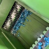 Déchiqueteuse de palettes en plastique haute performance, déchiqueteuse industrielle à un seul arbre pour le recyclage du plastique