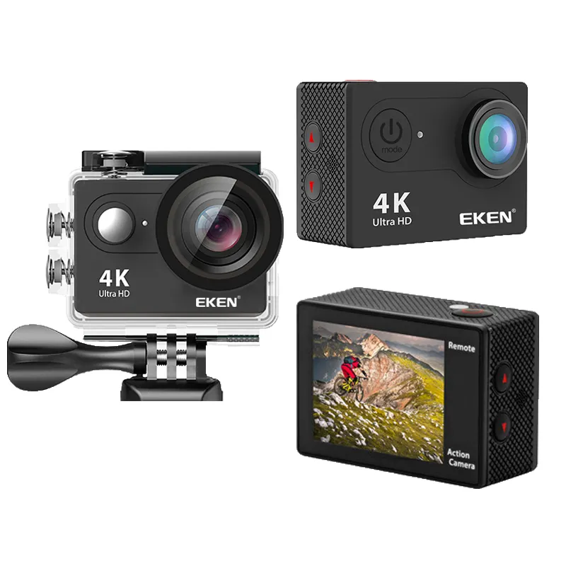 good Hot Selling Eken H9R 30Fps Waterproof Outdoor Noise Mini Wifi 4k video cameras