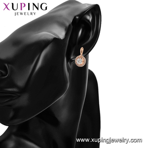 Bộ Trang Sức Hoa Tai Nhẫn Xuping 64953, Tinh Tế, Thanh Lịch Và Hào Phóng, Bộ Hoa Tai Vàng Hồng, Bộ Kim Cương Khí Chất Quý Phái - Product Image 5