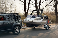 Bateau de pêche en aluminium soudé, petit et portable, EasyCraft 470 Mini, facile à utiliser, 5 m (16,4 pi), pour la pêche sportive en rivière et en mer.