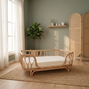 2025 Latest Design Soft Rattan Beds for Dogs & Cats Wholesome Plush <b>Pet</b> Beds at Factory Price in Vietnam - Product Image 3