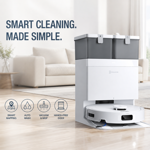 Robot Aspirador y Fregador ECOVACS DEEBOT T30C OMNI con Estación Todo en Uno, Autolimpieza y Secado con Agua Caliente, para Hogar y Hotel - Product Image 1