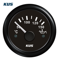 Nuevo Medidor de Temperatura de Aceite KUS CPYR IP67 a Prueba de Agua, 52 mm, 12/24 V, 316SS, 50~150 °C, para Embarcaciones Marinas y Grupos Electrógenos