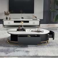 Table basse moderne de luxe en verre miroir, best-seller, vente directe d'usine, haute qualité, nouveau design