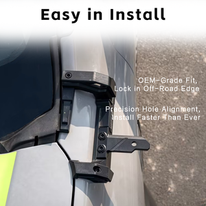 Soportes Resistentes para Pilar A para Montar Luces Auxiliares Dobles en <span class=keywords><strong>Ford</strong></span> <span class=keywords><strong>Ranger</strong></span> T9 - Product Image 4