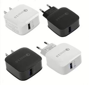 Single Port 18W QC3.0 USB Wall Charger Portable Power <b>Adapter</b> EU US <b>Plug</b> Fast Charging Travel Block for Mobile Phone - Product Image 2