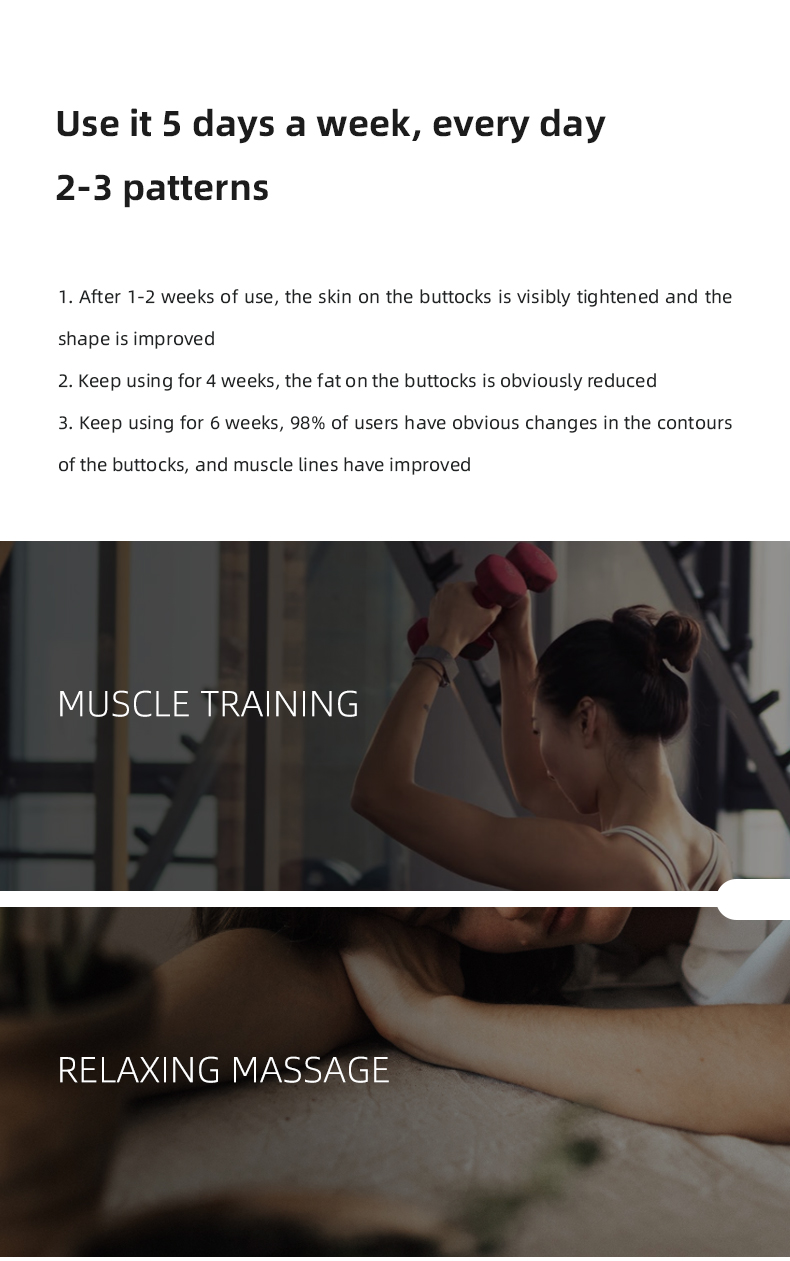 Home Gym Exercise Electric Stimulation Ems Training  Buttock lifting Gym Shorts Ems Pants Body Sculpting with Energy Box