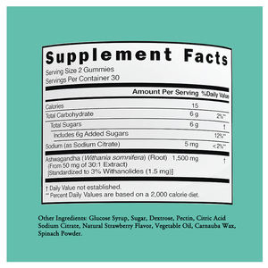 OEM Venta al por mayor Ashwagandha Root Gummies Beneficio para mujeres y hombres Mejorar el rendimiento muscular Gummy Candy Ashwagandha Suplemento - Product Image 2