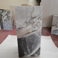 SH STONE Sala de estar Muebles de piedra Piedra natural Mármol Sofá Cama Mesa auxiliar Galaxy Blue Ocean Storm Marble Plinth