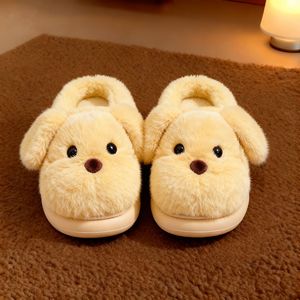 Chaussons d'intérieur en peluche <span class=keywords><strong>pour</strong></span> enfants, mignons, en forme d'animal, en fourrure, chauds, antidérapants, en EVA - Product Image 3