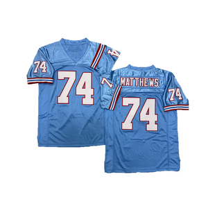 Maillot de rugby vintage pour homme, style cousu, Warren Moon, Steve McNair, Eddie George, Earl Campbell, Bruce Matthews, tailles S à 3XL - Product Image 6
