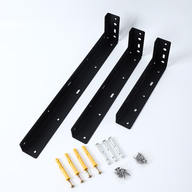 Modern Heavy-duty Bracket Hanging Code Hanging TV Cabinet Desk Load-bearing L-shaped Support Frame Hidden Shelf